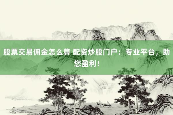 股票交易佣金怎么算 配资炒股门户：专业平台，助您盈利！