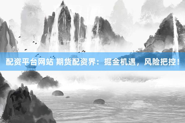 配资平台网站 期货配资界:掘金机遇,风险把控!